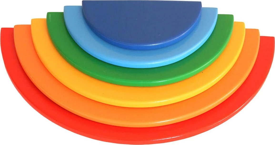 Lodër druri shumëngjyrëshe Waldorf, Skye Decor, për fëmijë