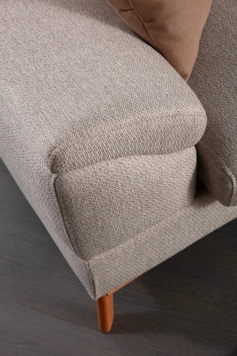 Kënd-sofë krevati, ngjyrë bezhë, Atelier del Sofa, Aqua Corner (L2 + C + 3R)