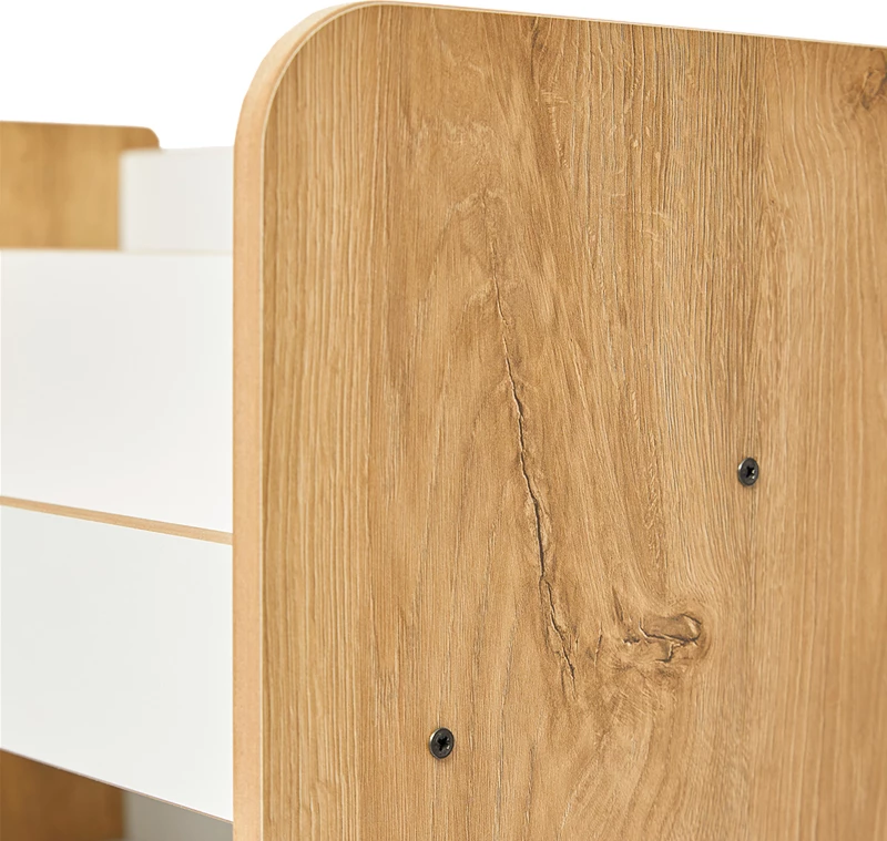 Raft Seagull, ngjyrë natyrale-bardhë, MDF, 57x34x70cm