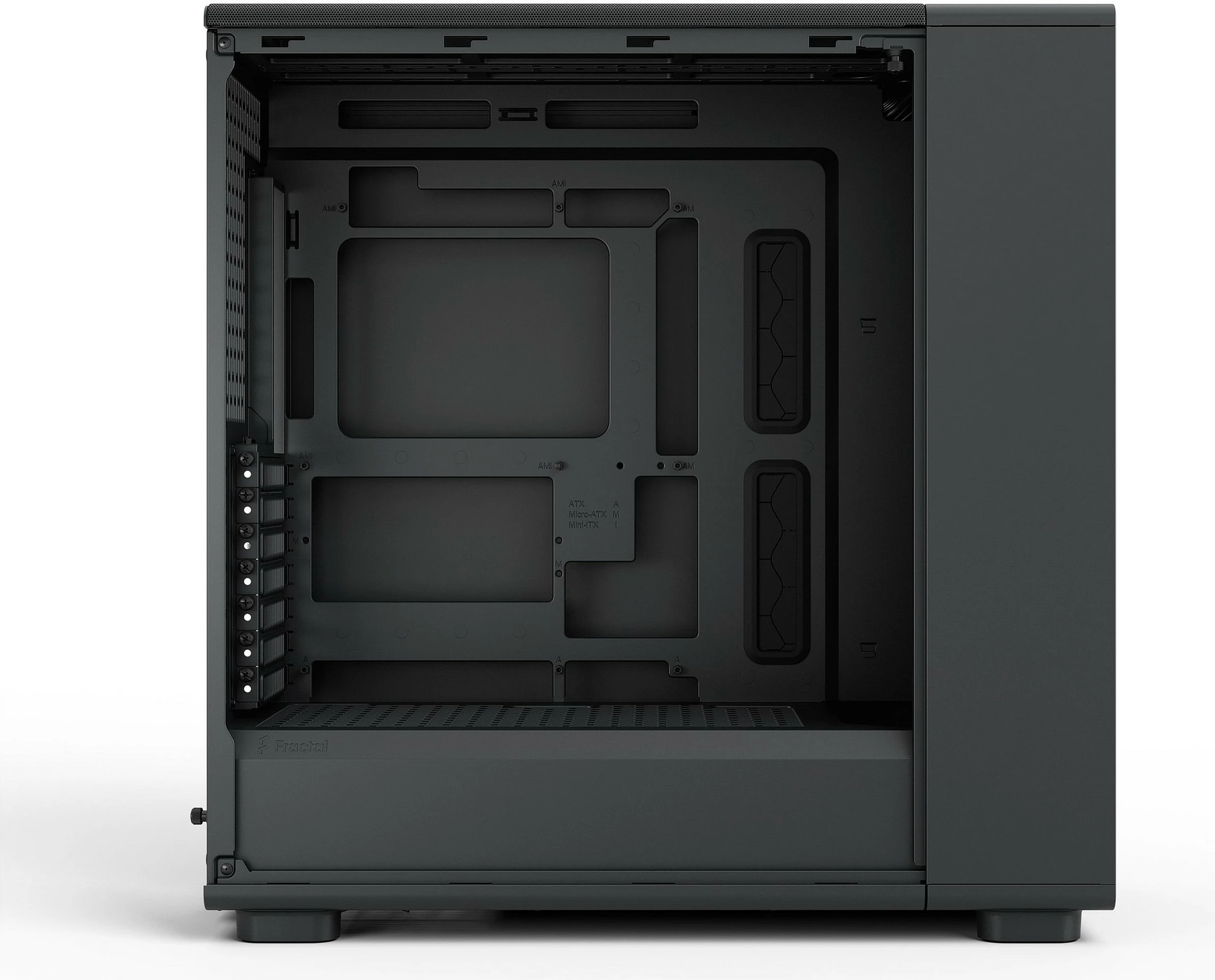 Kasë PC Fractal Design Epoch XL, Tower, ATX/micro ATX/ITX/EATX, me dritare anësore, e zezë