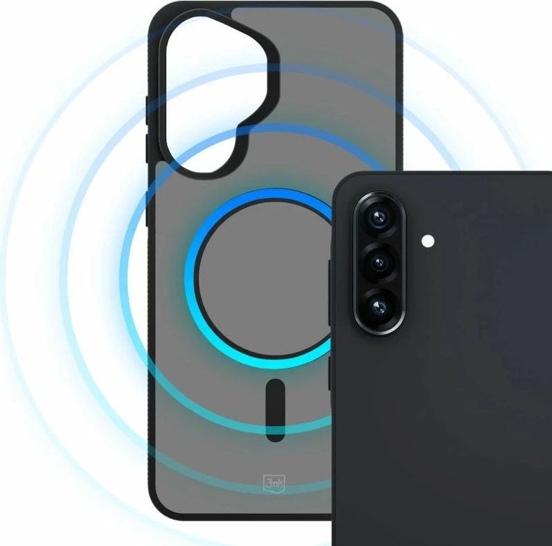 Maskë telefoni 3mk Smoke MagCase për Samsung Galaxy A57, gri