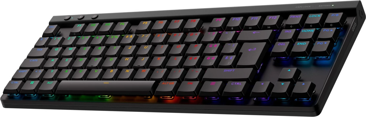 Tastierë mekanike Logitech G 920-012553, RGB, wireless & USB, QWERTZ, e zezë