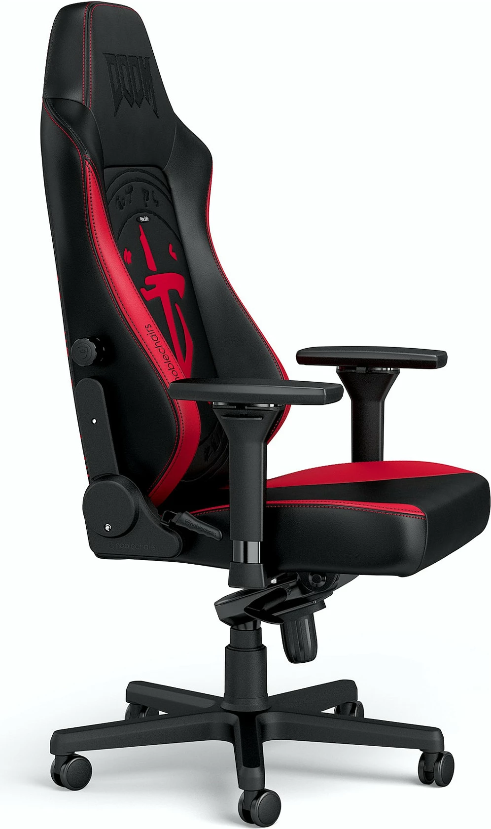 Karrige gaming Noblechairs HERO, DOOM Edition, e zezë/kuqe