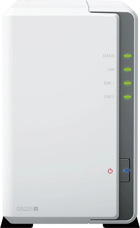 Server NAS Synology DiskStation DS223J, Ethernet LAN, i bardhë