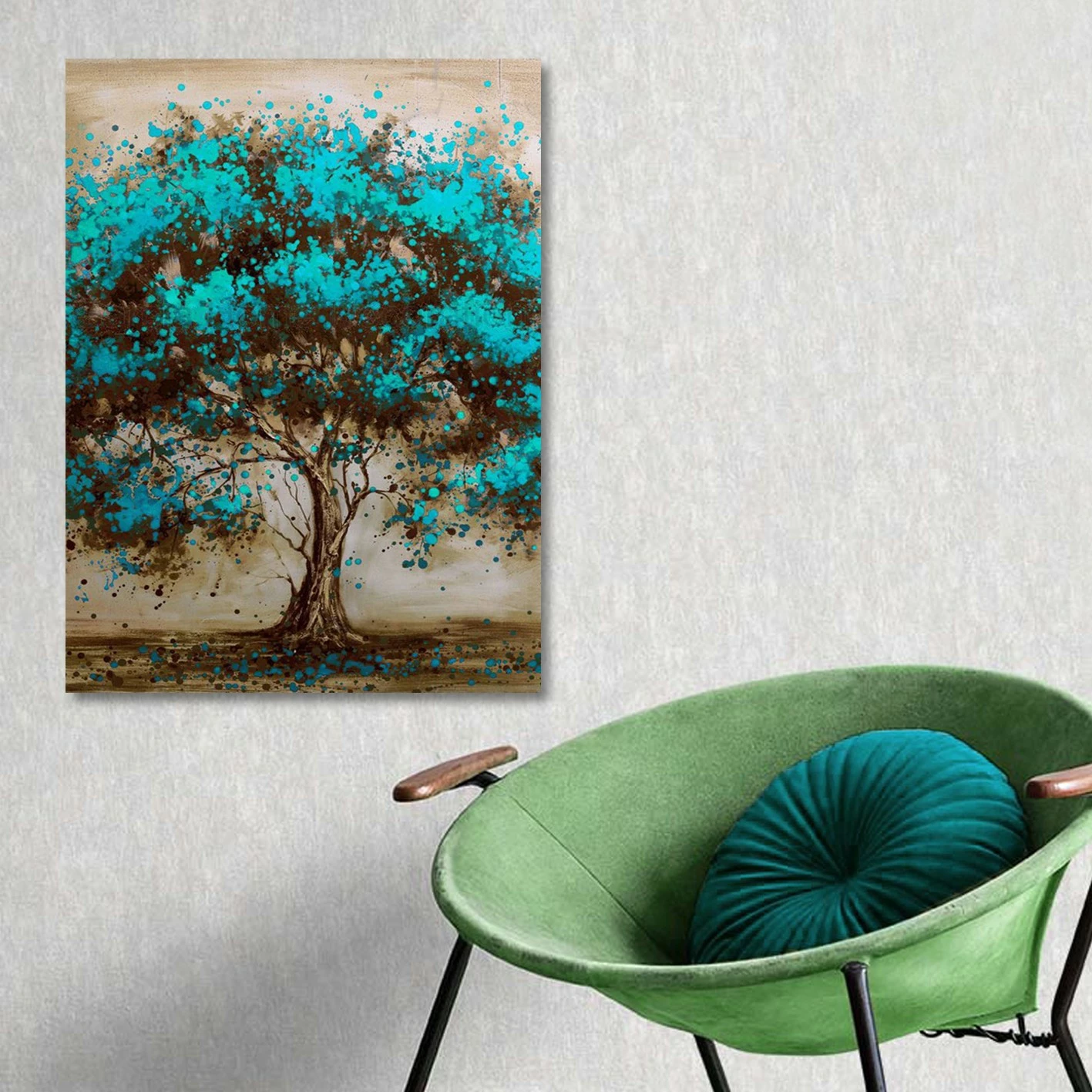 Pikturë dekorative në kanavacë, shumëngjyrëshe, Wallity KNV4497_5070, 50x70cm