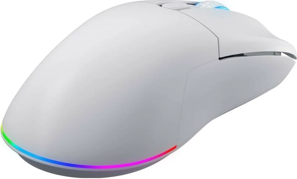 Maus wireless Hator Pulsar 3, RGB, 12000 DPI, i bardhë