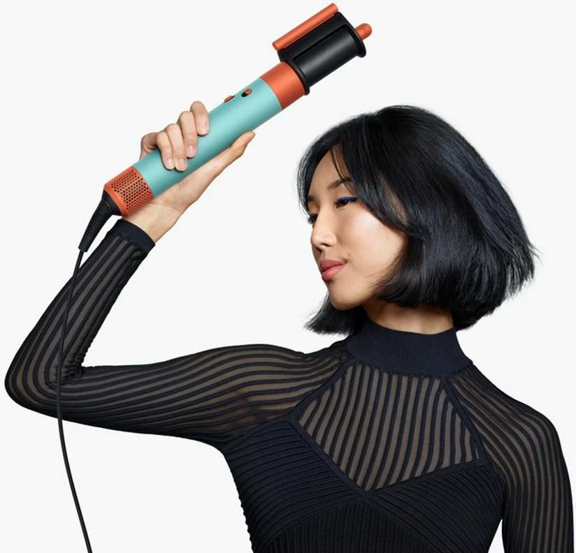 Dyson Hair Styling Airwrap i.d. (107163) Ngjyrë Prusiane Blu/Bakri i Pasur, Ngjyrë e Drejtë+Vale