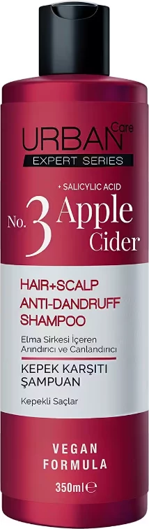 Shampon për flokë Urban Care Apple Cider + Salicylic Acid, 350 ml