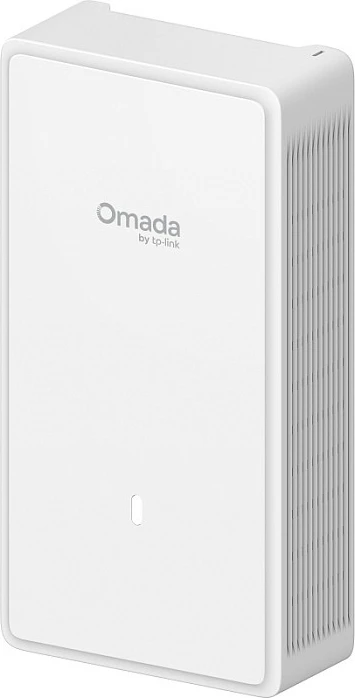 Access point TP-Link Omada EAP775-Wall, Wi‑Fi 6E tri-band 9300 Mbit/s, 5x RJ45 2.5GbE/1GbE, PoE, i bardhë