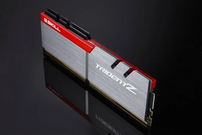 RAM Memorje G.Skill Trident Z 32GB (2x16GB) DDR4 3200MHz CL16, e zezë/kuqe