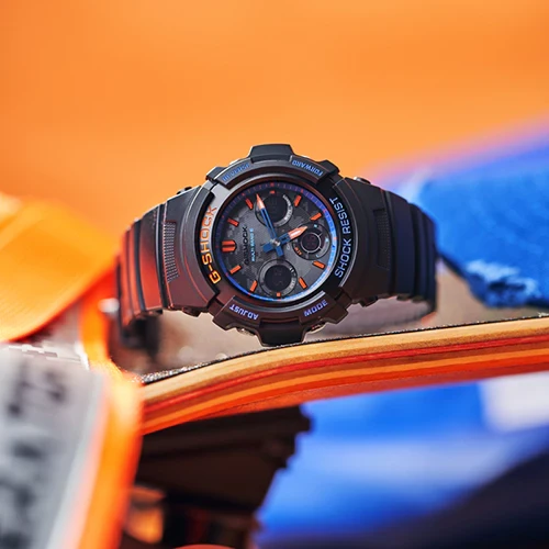 Orë dore G-SHOCK AWR-M100SCT-1A, e zezë