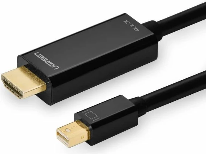 Kabëll UGREEN 20848 Mini DisplayPort në HDMI 4K 1.5 m, i zi, polybag