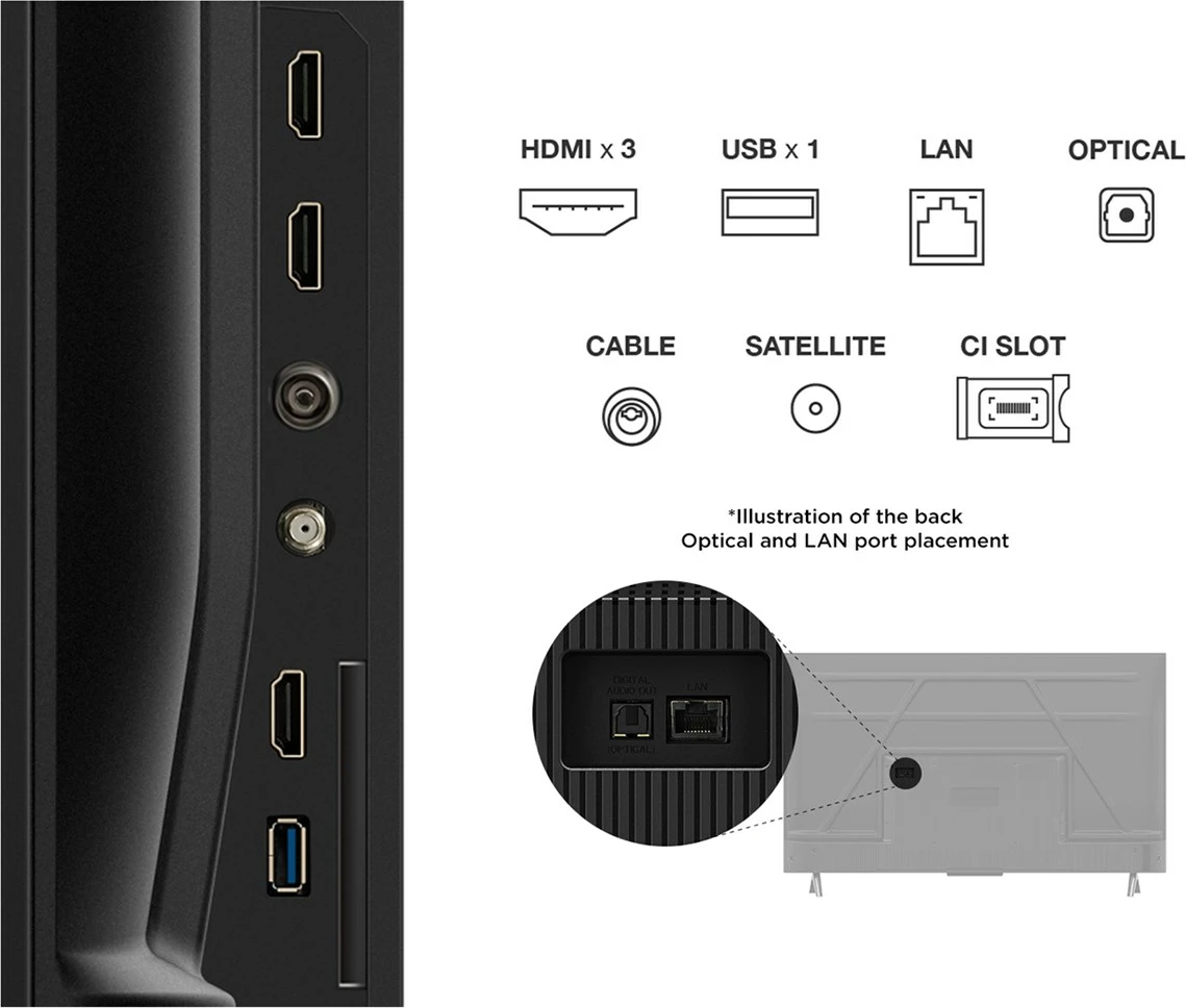 Televizor TCL 43P69K, 43", 4K Ultra HD, Smart TV, Google TV, Zi