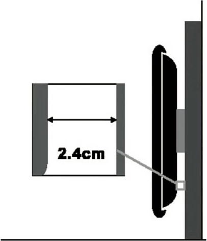 Mbajtëse muri për TV VALUE, Low Profile, 32"-60", VESA 200x200-700x500, 80 kg, e zezë