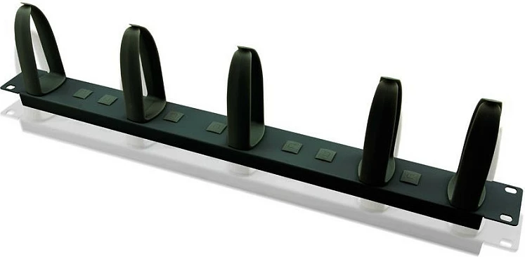 Panel menaxhimi kabllosh VALUE 19" 1U, 5 unaza, i zi