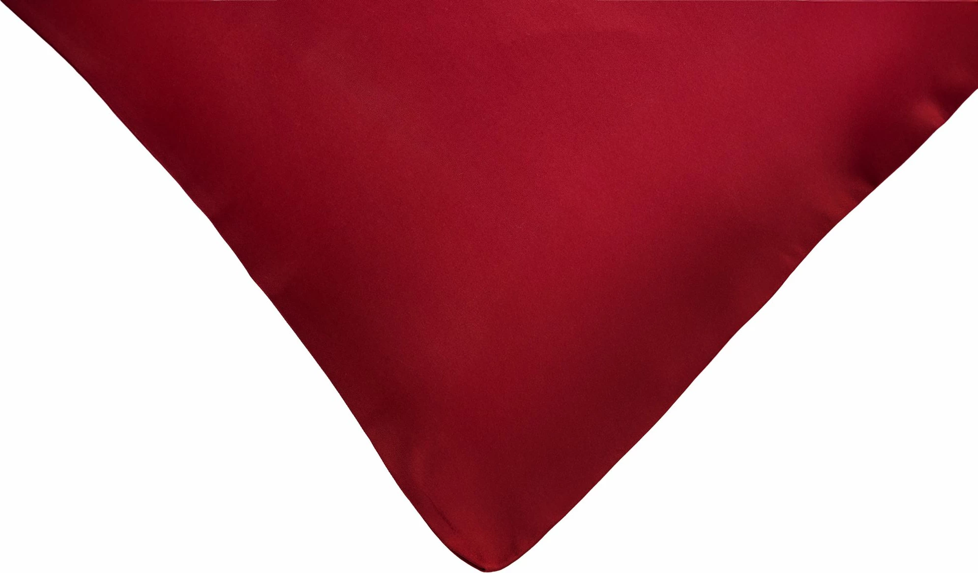 Set mbulesë jorgani prej sateni, ngjyrë e kuqe Claret, L'Essentiel Linge de Maison, një person