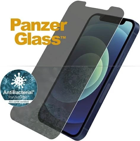 Xham i temperuar PanzerGlass Standard Super+ privatizues antibakterial për iPhone 12 mini