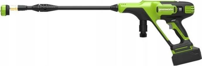 Pastrues me presion me bateri Greenworks G24PW 24V, 24 bar, 180 l/h, grykë 5-në-1, pa bateri dhe karikues, jeshile
