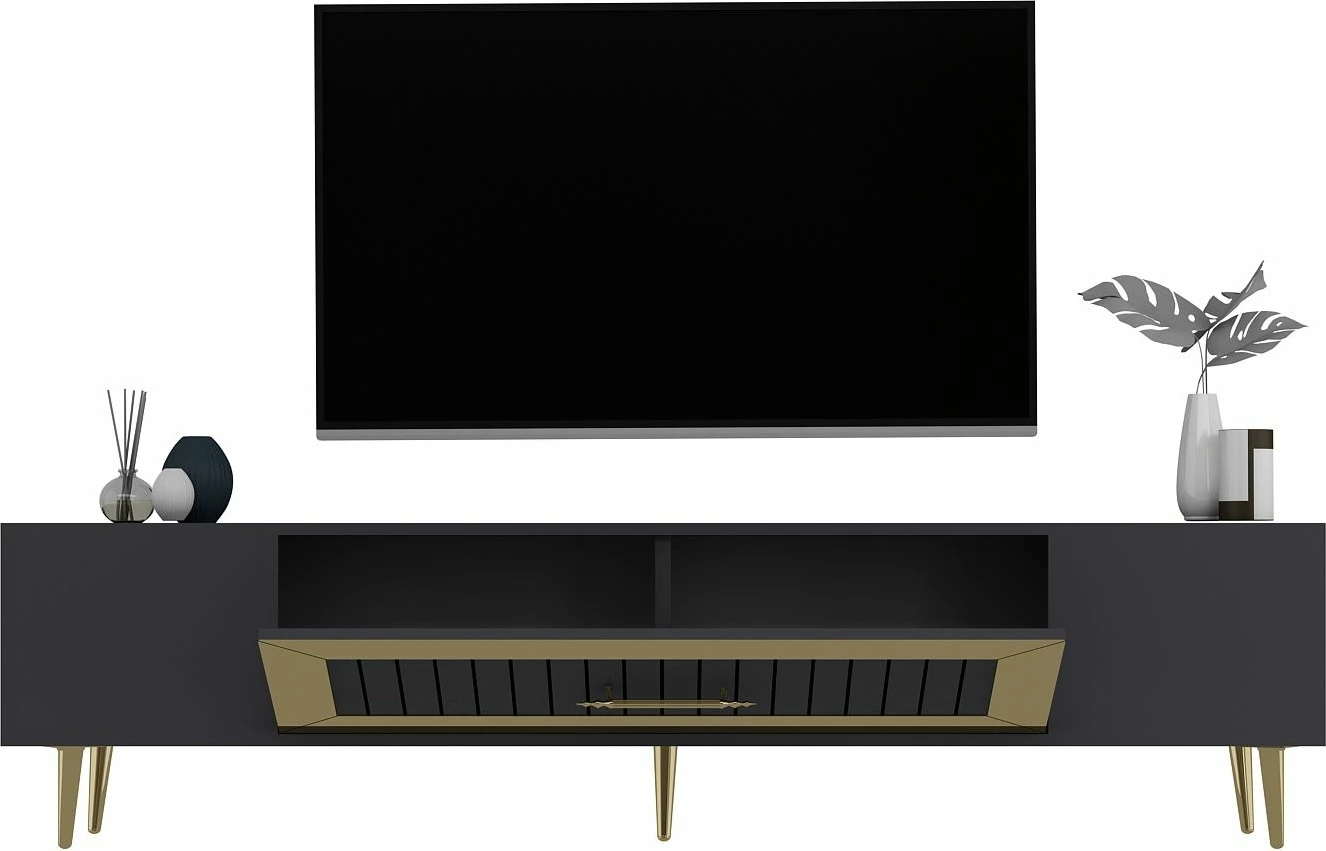 Komodë TV Skye Decor, anthracite, ari, Dekolp3