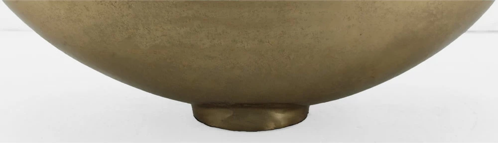 Enë dekorative FLOW BOWL, alumin, ngjyrë ari, 43x25x16cm