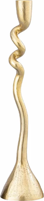 Mbajtës qirinjsh ESTILO, alumin, ngjyrë ari, 10.5x10x45cm