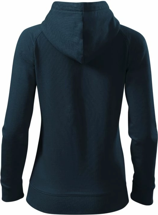 Duks me kapuç Malfini për femra, ngjyrë blu marine