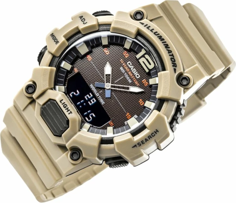 Orë dore për meshkuj CASIO, e zezë
