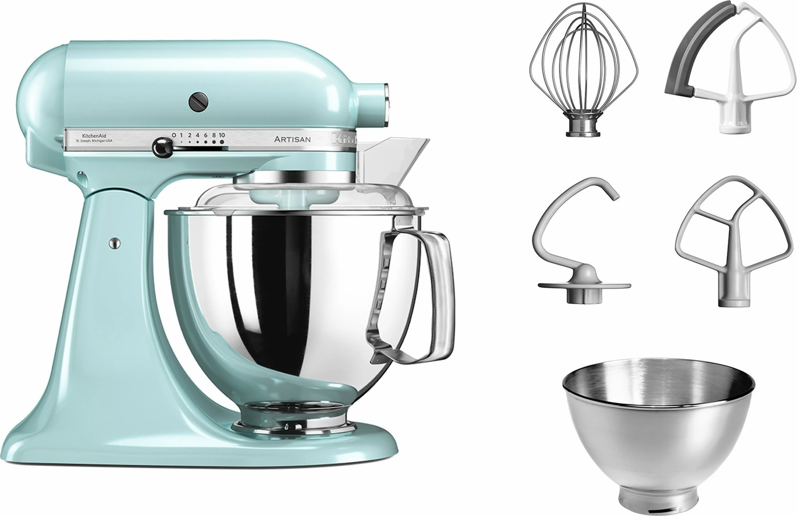 Mikser KitchenAid Artisan 5KSM175PSEIC, 4.8L, eisblau