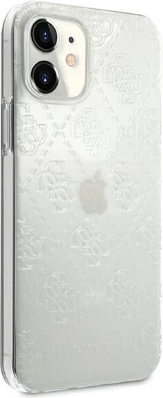 Mbështjellës Guess GUHCP12S3D4GTR për iPhone 12 mini 5.4", transparent