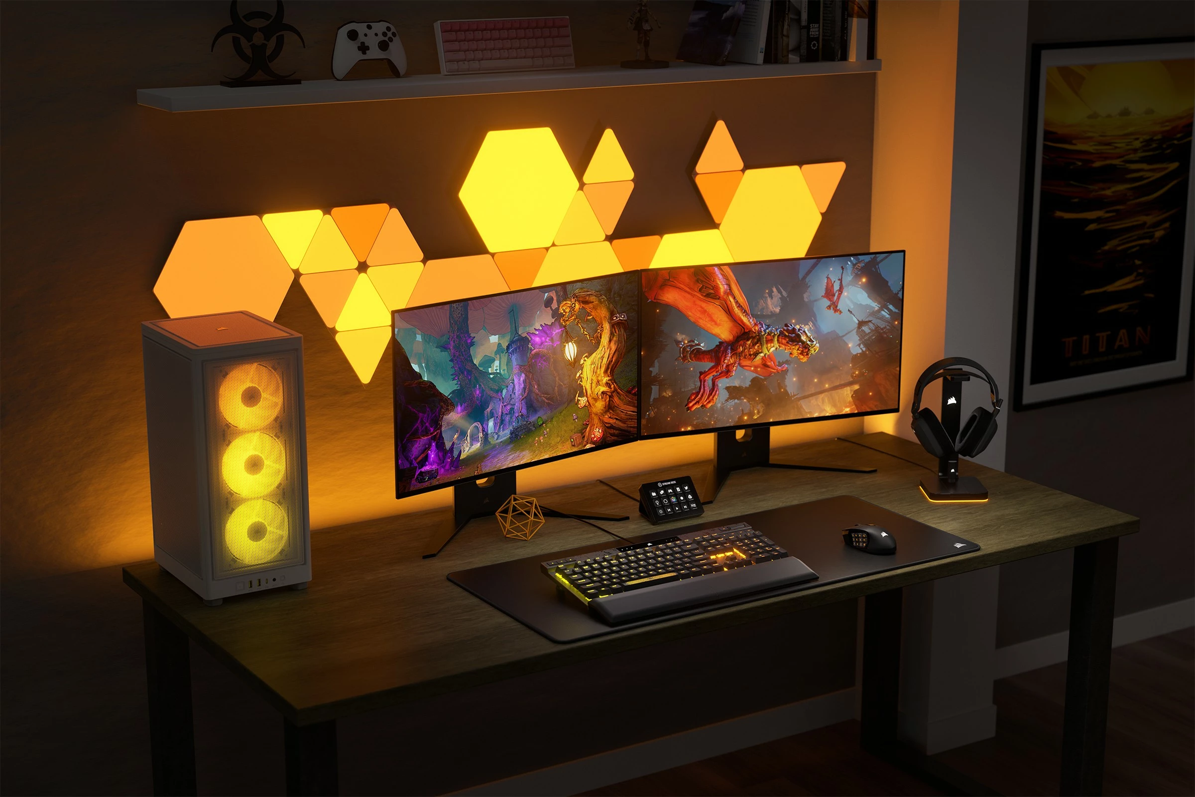 Maus gaming Corsair SCIMITAR ELITE WL-BLK-RGB, 26000 DPI, 16 butona, RGB, i zi