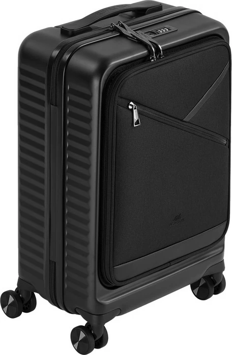 Valixhe kabine RIVACASE 8181 Clark ECO, e zezë