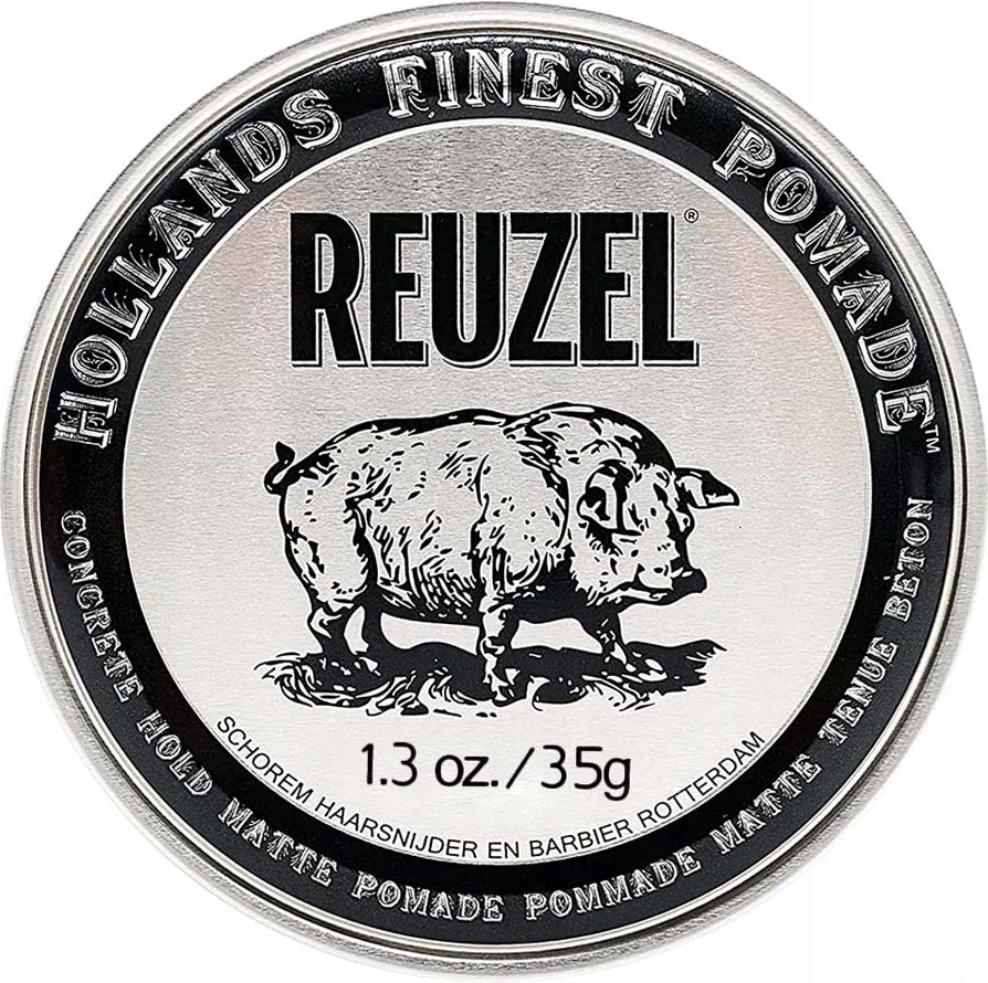 Pomadë për flokë Reuzel Hollands Finest Concrete Hold Matte për burra, 35g