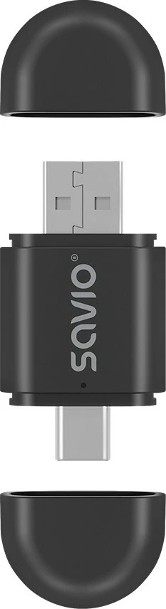 Adapter wireless për CarPlay & Android Auto Savio TR-17, i zi