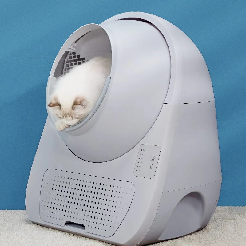 Kuti rëre automatike për mace Catlink Young, 13L, e bardhë, me rrotull qesesh mbeturinash