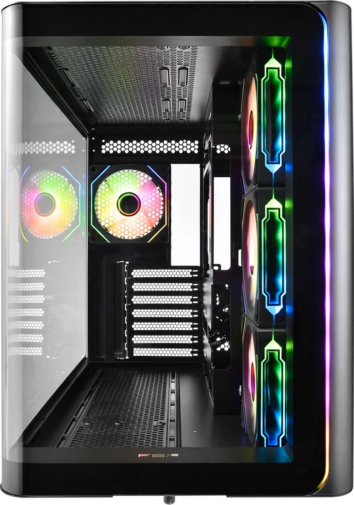 Kasë FSP M580-BA ARGB TG midi, e zezë