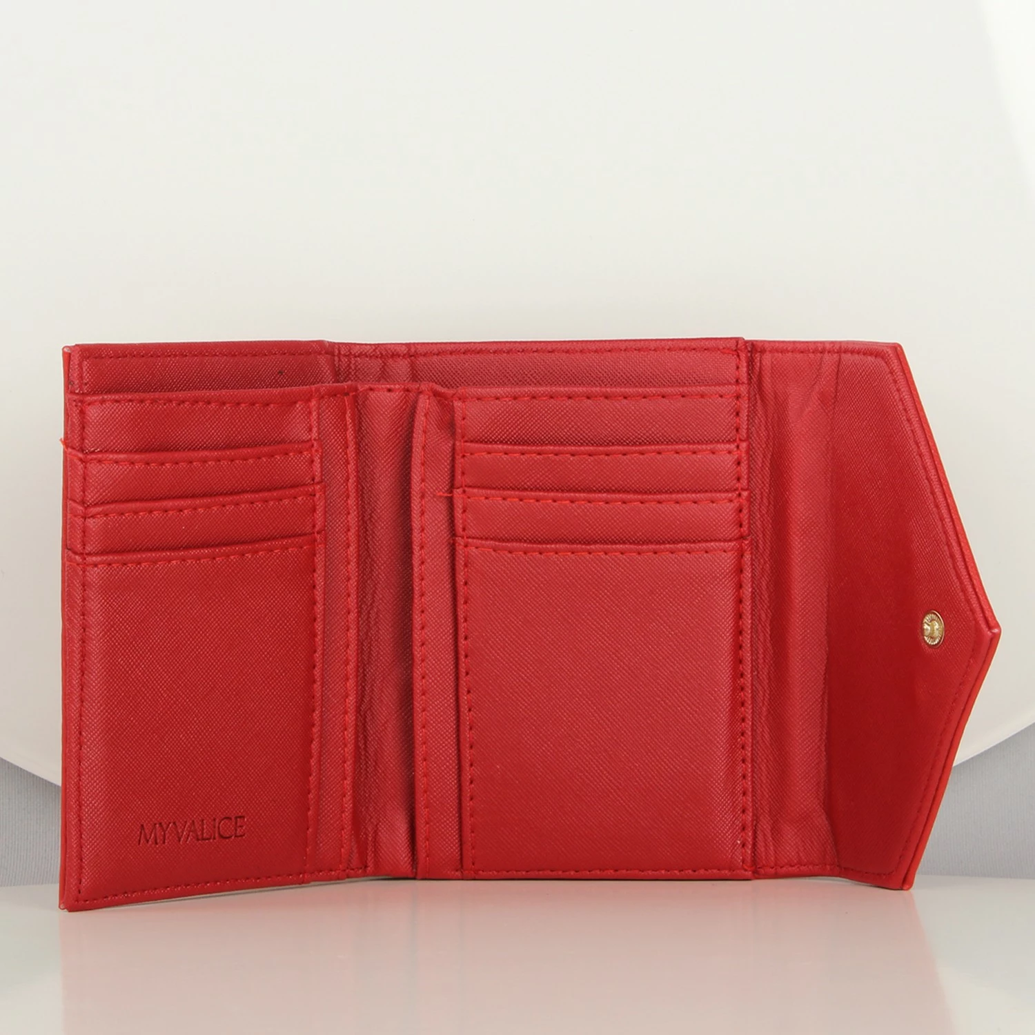 Portofol lëkure, ngjyrë e kuqe, Zoozie Bags 1388