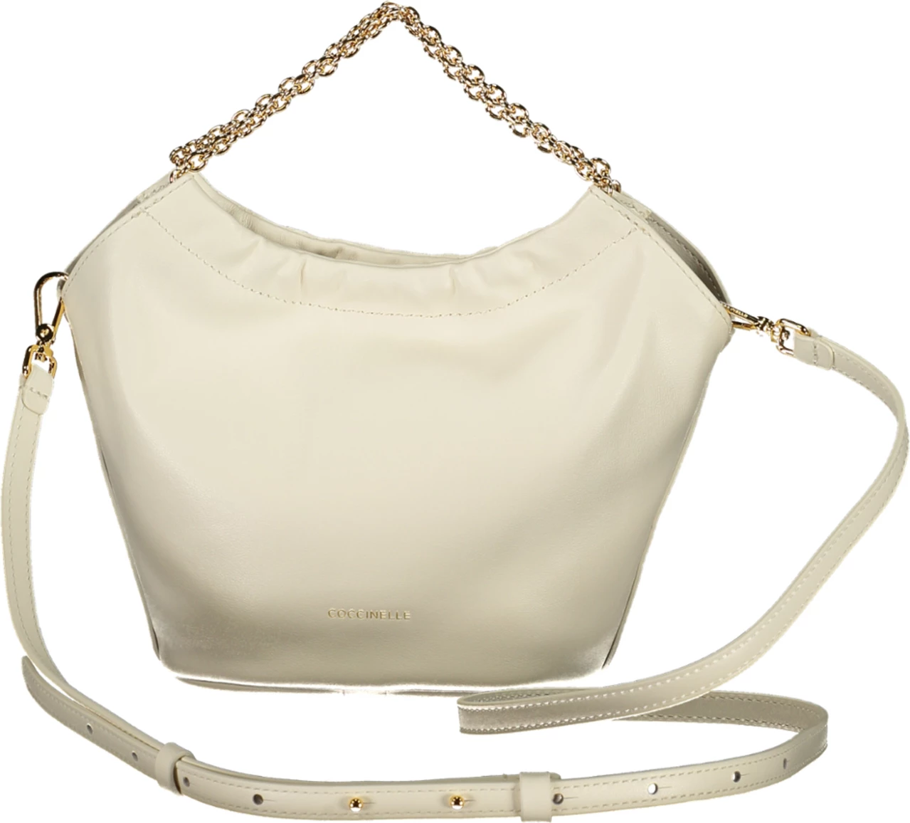 Çantë COCCINELLE Smash Bag femra, të bardhë