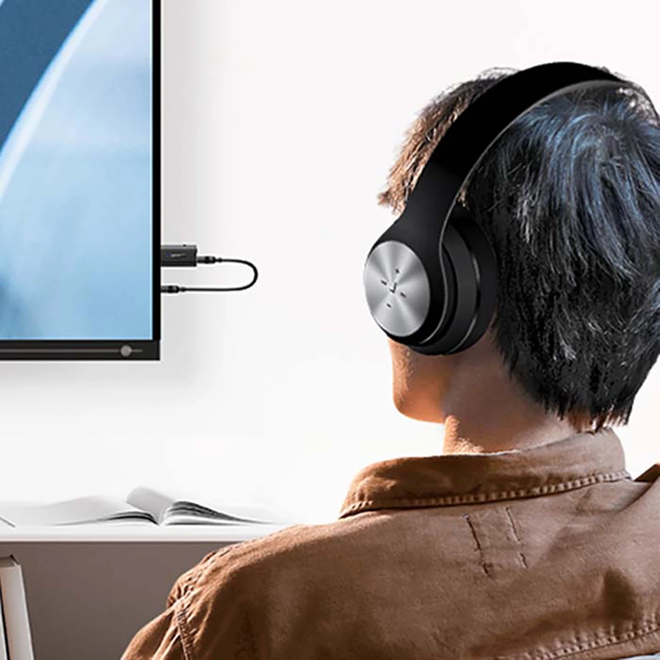 Adapter Bluetooth Ugreen CM523, 3.5mm mini jack, USB-A, i zi