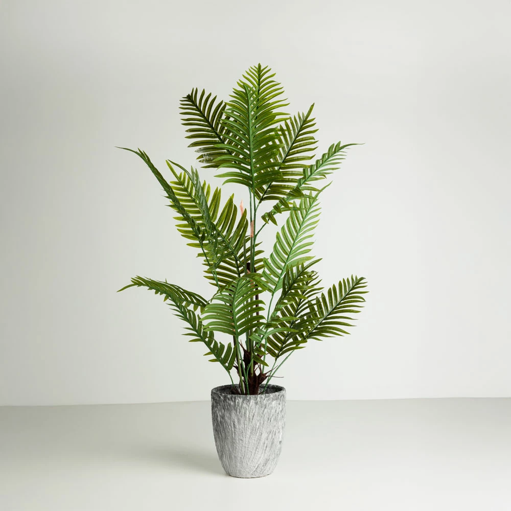 Set vazo VINSON, 3 copë, qeramikë, gri-bardhë, 30x30x31 cm