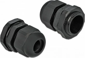 Glandë kabllo DeLOCK PG13.5, IP68, për kabllo 12 mm, set 10 copë, e zezë