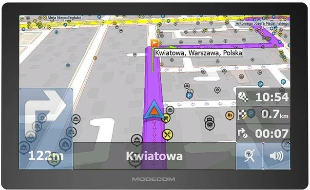 Navigacion për veturë MODECOM FreeWAY CX 9.0, 8GB, 9 inç, Harta Evropa, Ekran me prekje, i zi