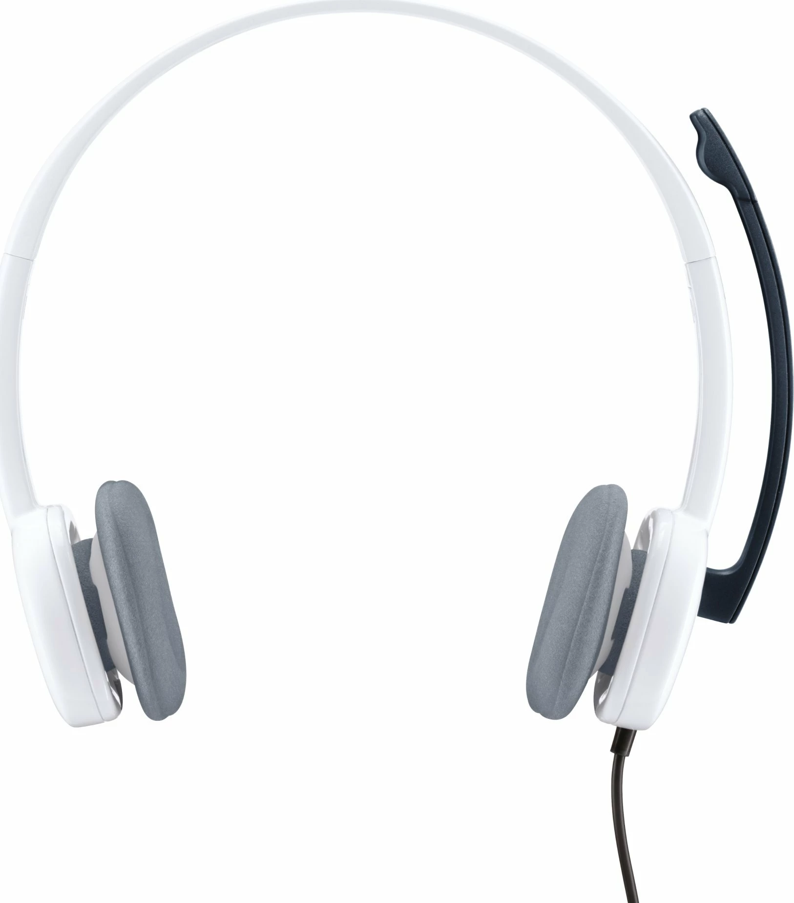 Kufje Logitech H150 (981-000350), me mikrofon, 3.5 mm, kabllo 1.8 m, të bardha