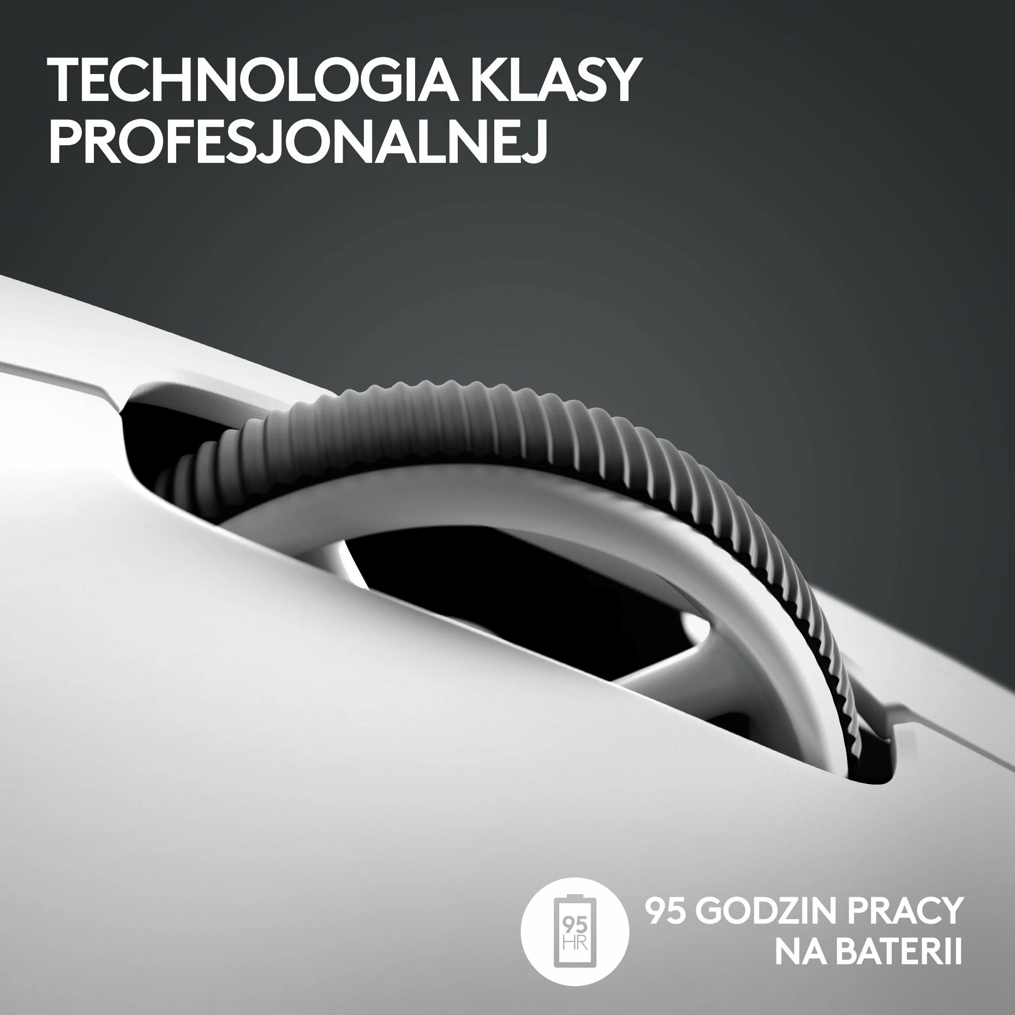 Maus Logitech G PRO X SuperLight 2 910-006638, wireless, 32000 DPI, 60 g, i bardhë