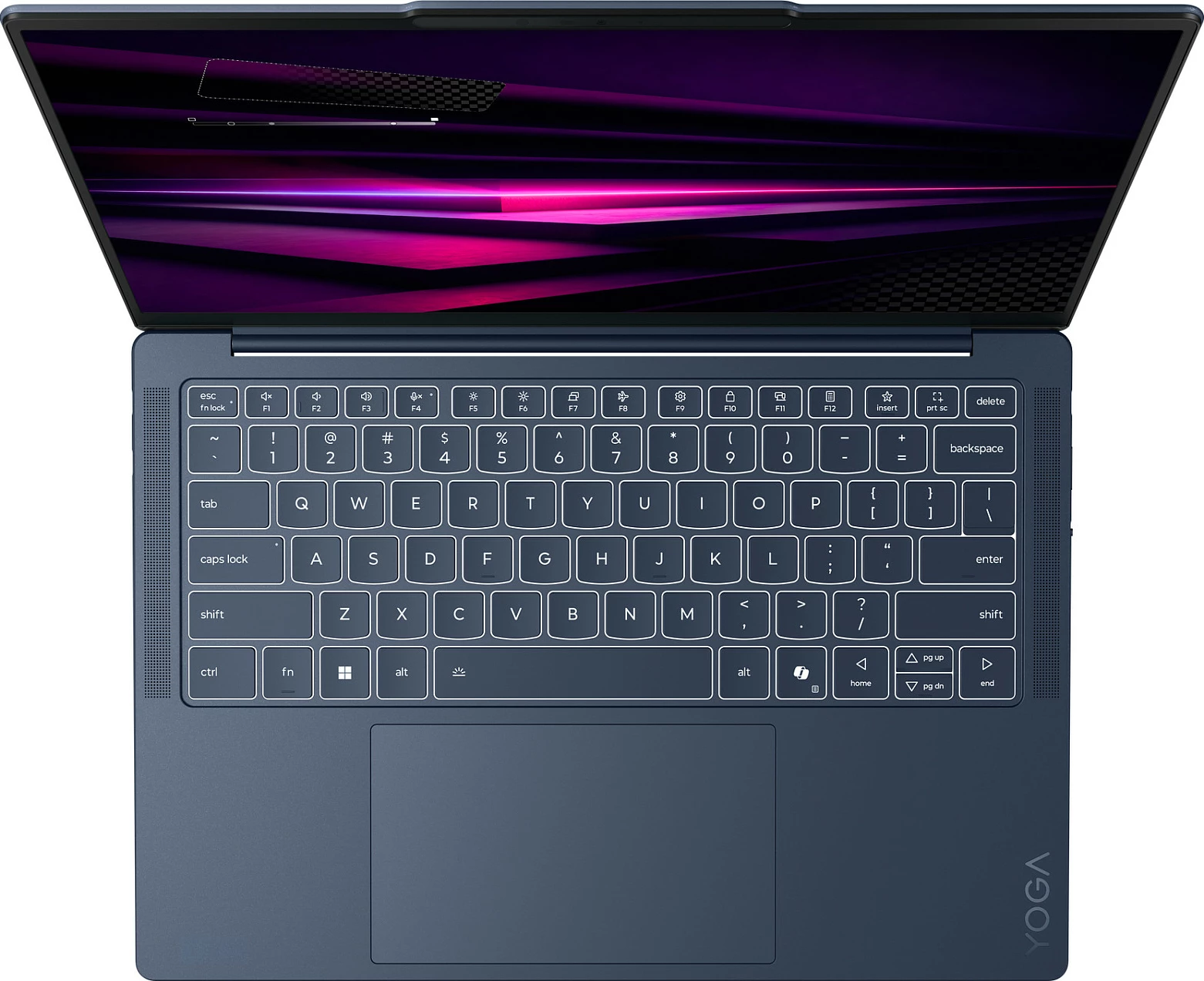 Laptop Lenovo Yoga 7 Slim, Snapdragon X2P-42-100, 16GB RAM, 1TB SSD, Windows 11 Home, blu e errët