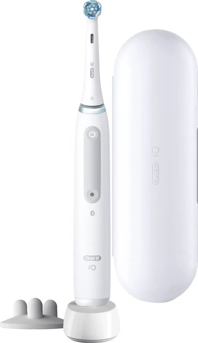 Furçë dhëmbësh elektrike Oral-B iO Series 4, Bluetooth, 4 mënyra pastrimi, e bardhë