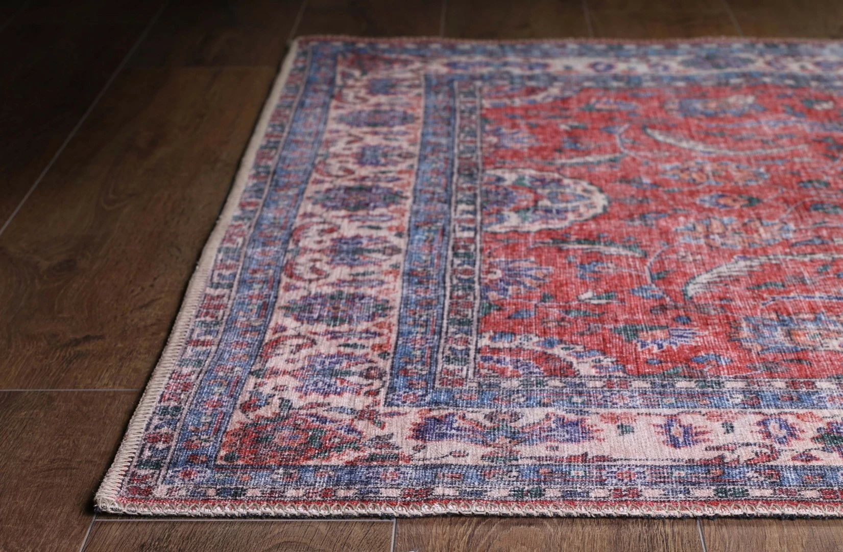 Qilim (230 x 330) Conceptum Hypnose, Blues Chenille - Rustic AL 84
