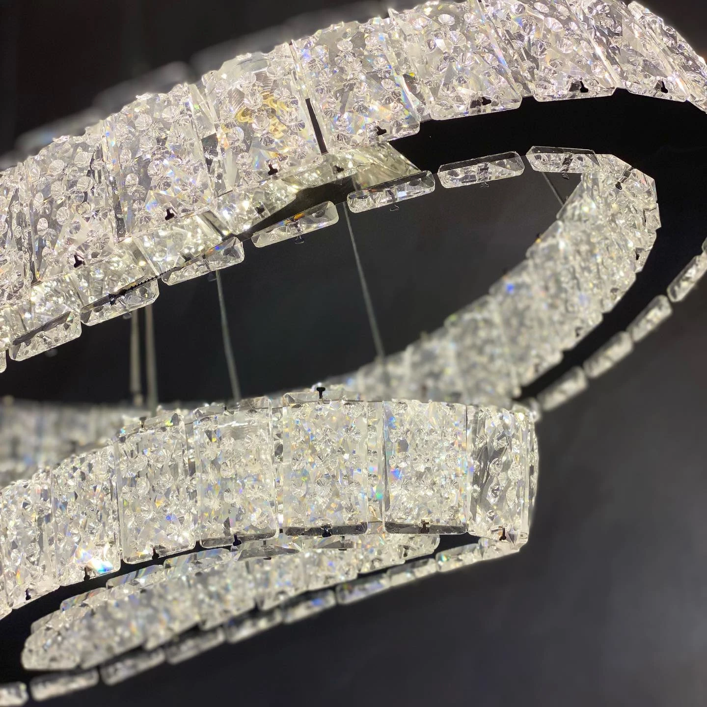 Abazhur LED kristal i varur H03