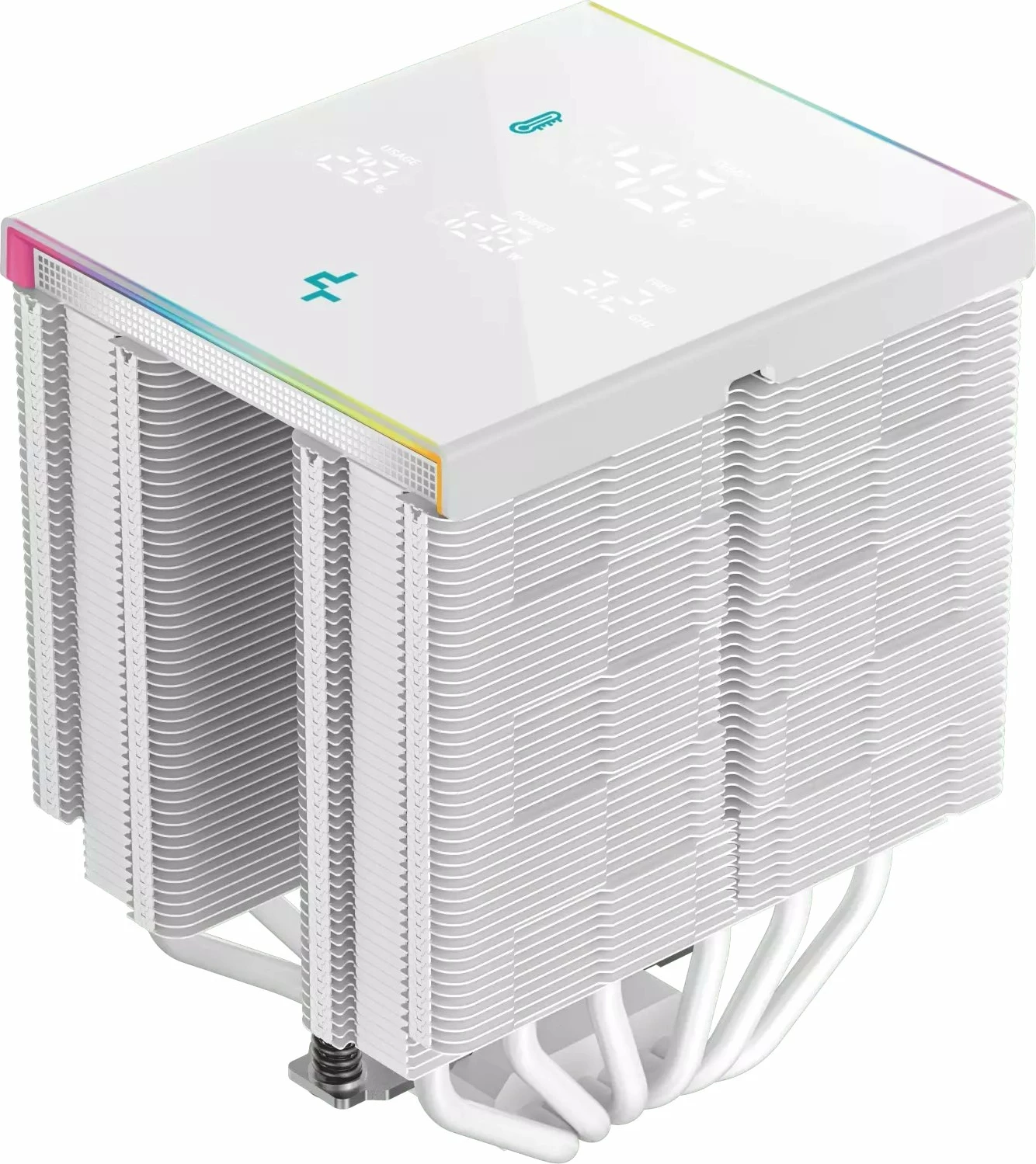 Ftohës CPU Deepcool AK620 Digital Pro R-AK620-WHAPMN-G 2x120mm ARGB i bardhë