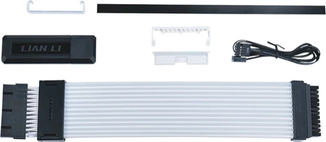 Kabllo RGB Lian Li Strimer Wireless 24-Pin për pllakë amë, me controller, RGB shumëngjyrësh