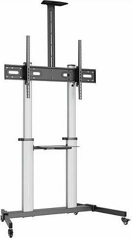 Karrocë për TV EQUIP 650631, mbajtëse dyshemeje me rrota, 60"-100", VESA 1000x600, 100 kg, e zezë